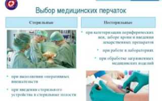 Возможно ли заражение от нестерильных перчаток
