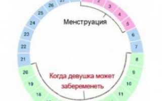 Вероятность беременности в последний день месячных